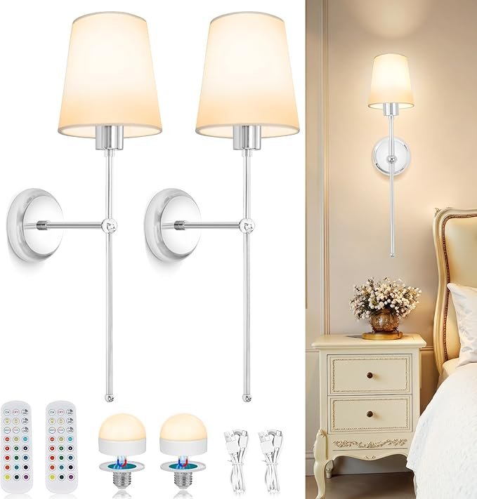 vägglampa med RGB-lägen